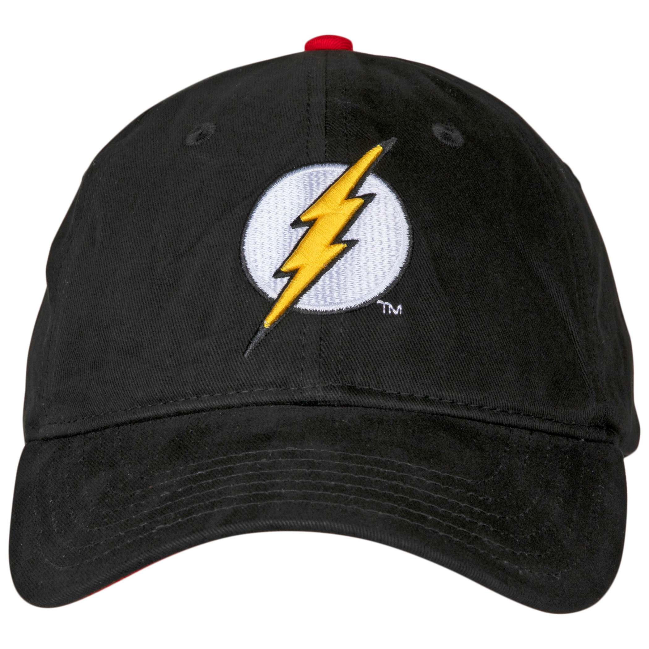 The Flash Classic Symbol Curved Brim Adjustable Dad Hat